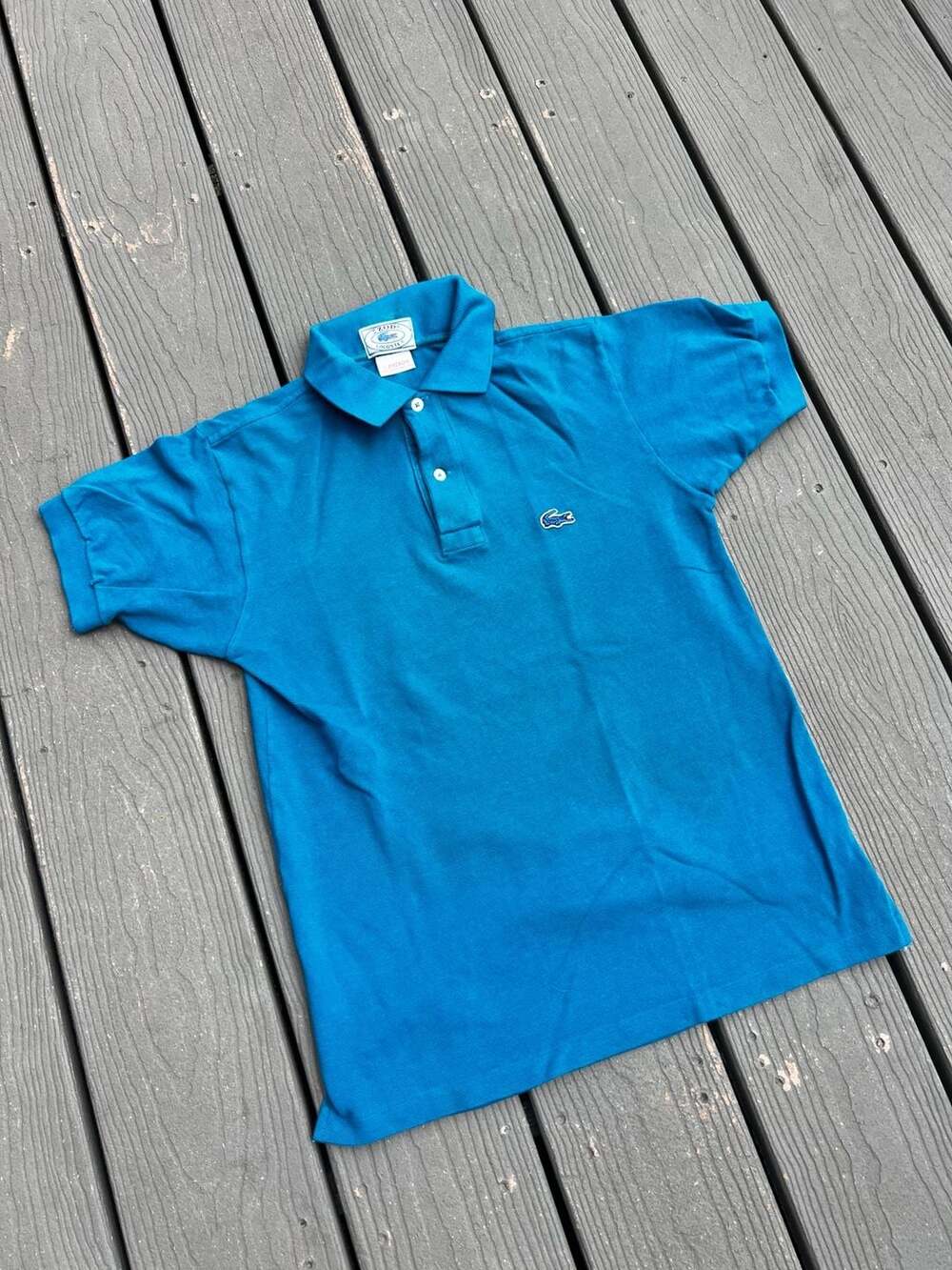 Vintage Izod Lacoste 100% Cotton Short Sleeve Polo Shirt